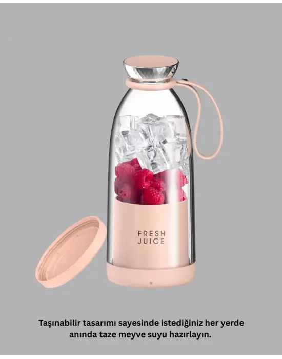 Taşınabilir Usb Şarjlı Taze Meyve Suyu Blender