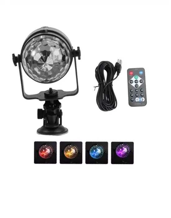 Taşınabilir Ve Dayanıklı Plastik Kristal Led Disko Işığı