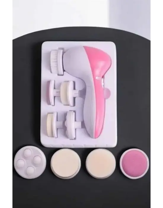 Taşınabilir Yüz Temizleme Cihazı Masaj, Peeling, Temizlik 5 Başlıklı