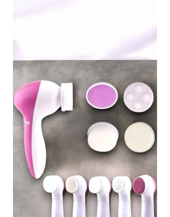 Taşınabilir Yüz Temizleme Cihazı Masaj, Peeling, Temizlik 5 Başlıklı