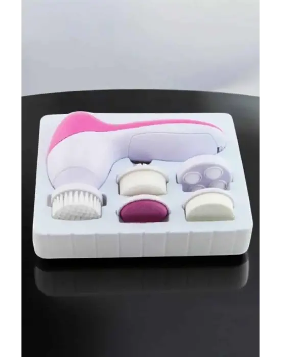 Taşınabilir Yüz Temizleme Cihazı Masaj, Peeling, Temizlik 5 Başlıklı