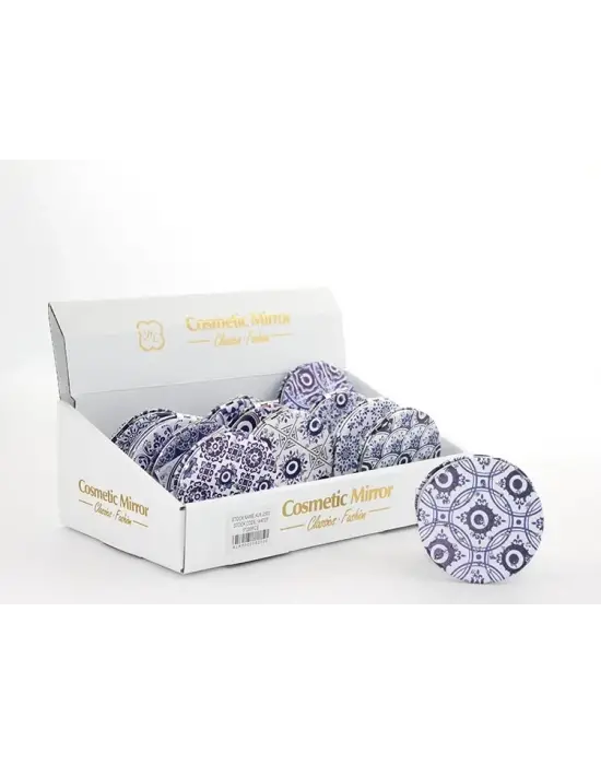 Taşlı Nazar Boncuklu El Aynası İnce Alk2500