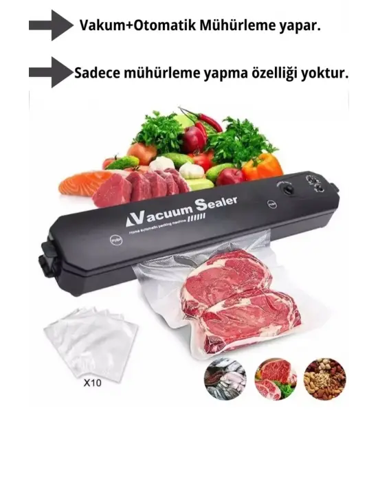 Omarı Yiyeceklerin Tazeliğini Koruyan Profesyonel Vakum Makinesi