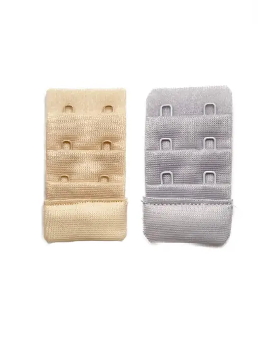 Omarı Agraf Sütyen Uzatıcı 3 Sıra, Ten Gri