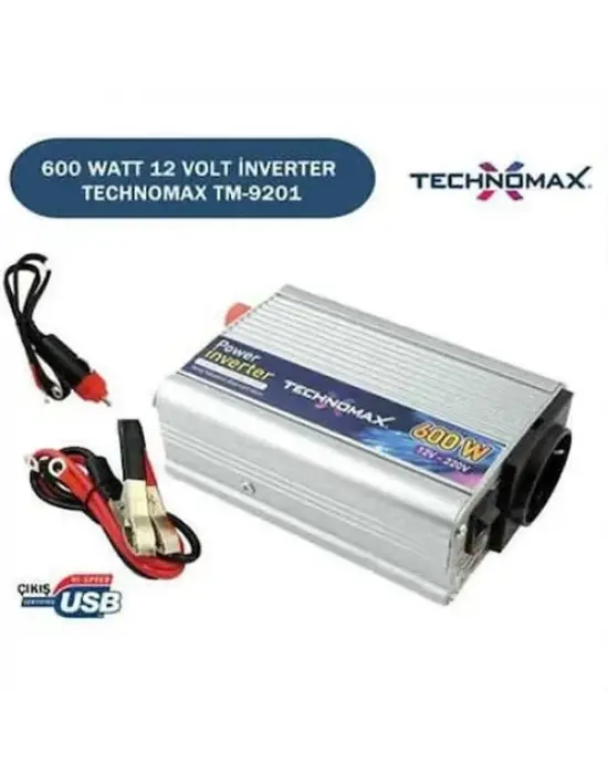 Omarı Güçlü 600w İnverter Dönüştürücü