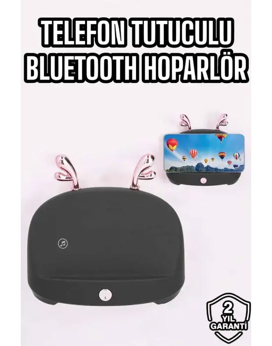 Telefon Tutuculu Akıllı Hoparlör Yüksek Ses Kaliteli Hoparlör