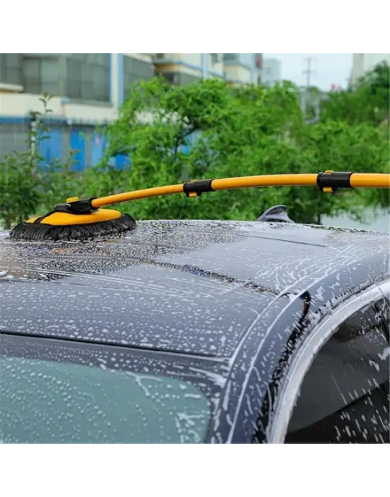 Teleskopik Saplı Kuru Islak Oto Yıkama Fırçası