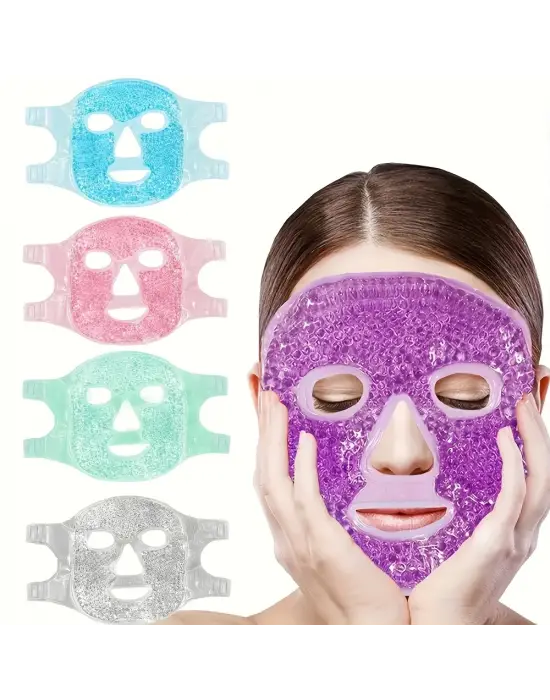 Omarı Terapi Jel Yüz Maskesi - Soğuk Sıcak Ayarlanabilir Maske