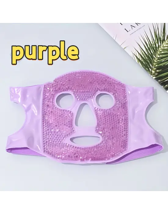 Omarı Terapi Jel Yüz Maskesi - Soğuk Sıcak Ayarlanabilir Maske