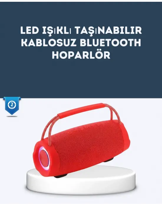 Tf Kart Ve Aux Destekli Ipx6 Suya Dayanıklı Bluetooth Hoparlör
