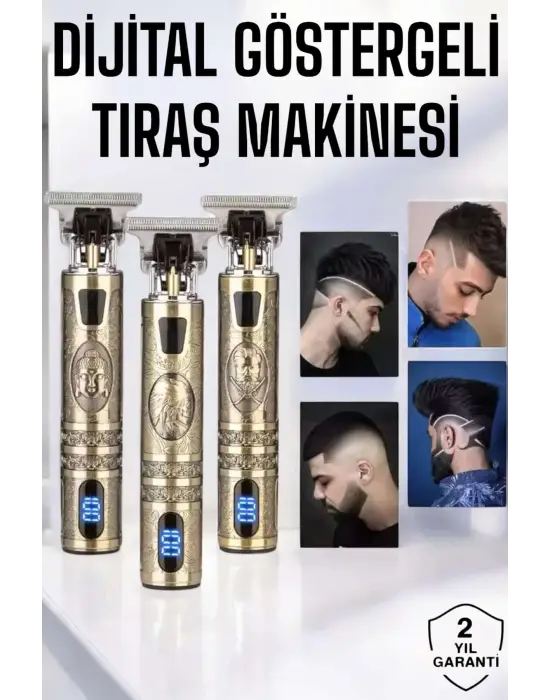 Tıraş Makinesi Çizik Tıraş Paslanmaz Çelik Uzun Ömürlü Şarjlı