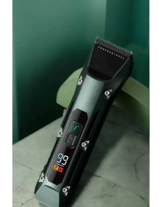 Tıraş Makinesi Dijital Göstergeli Turbo Motor Paslanmaz Çelik