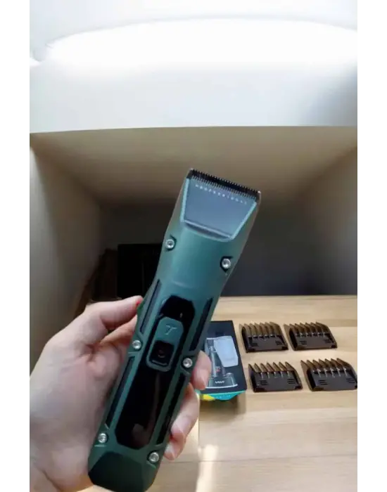 Tıraş Makinesi Dijital Göstergeli Turbo Motor Paslanmaz Çelik