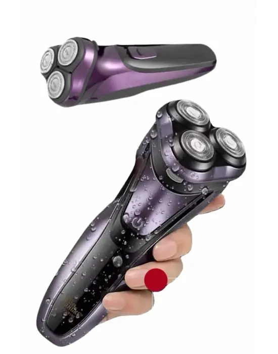 Tıraş Makinesi Hassas Ciltlere Özel Döner Başlıklı Pürüzsüz Görünüm