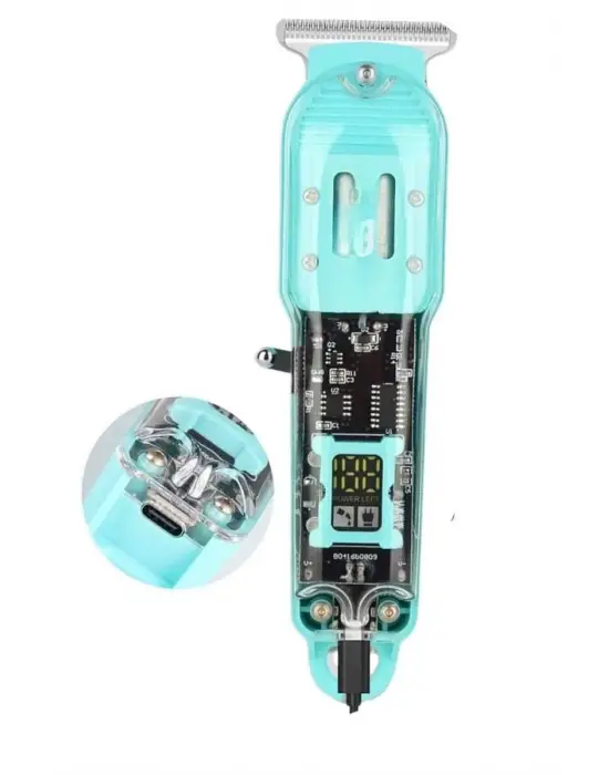 Tıraş Makinesi Renkli Dijital Göstergeli Epilasyon Öncesi Kısaltma Makinesi