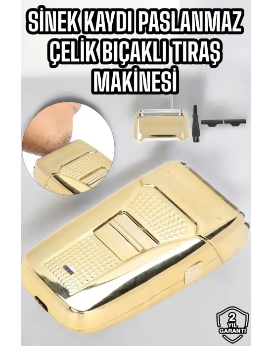 Tıraş Makinesi Sinek Kaydı Saç Sakal Ve Vücut Tıraşına Uygun