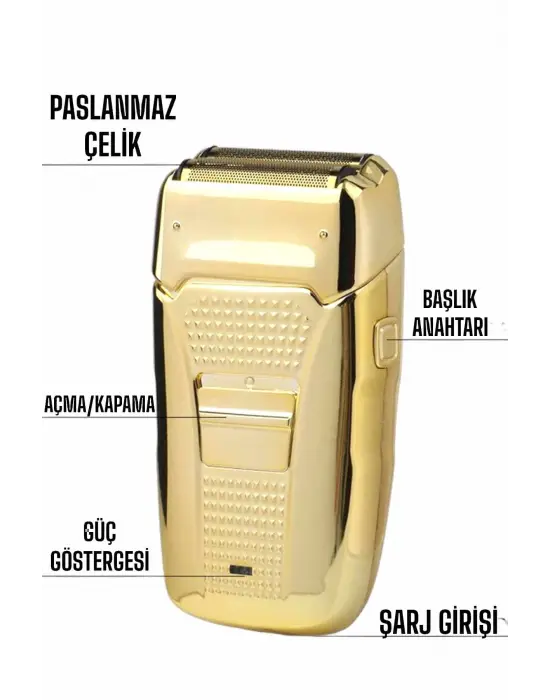 Tıraş Makinesi Sinek Kaydı Saç Sakal Ve Vücut Tıraşına Uygun