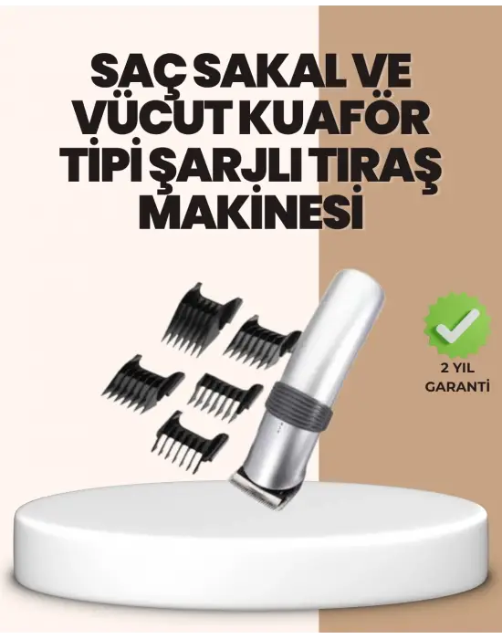 Tıraş Makinesi Temizlik Ve Yağlama Setiyle Birlikte