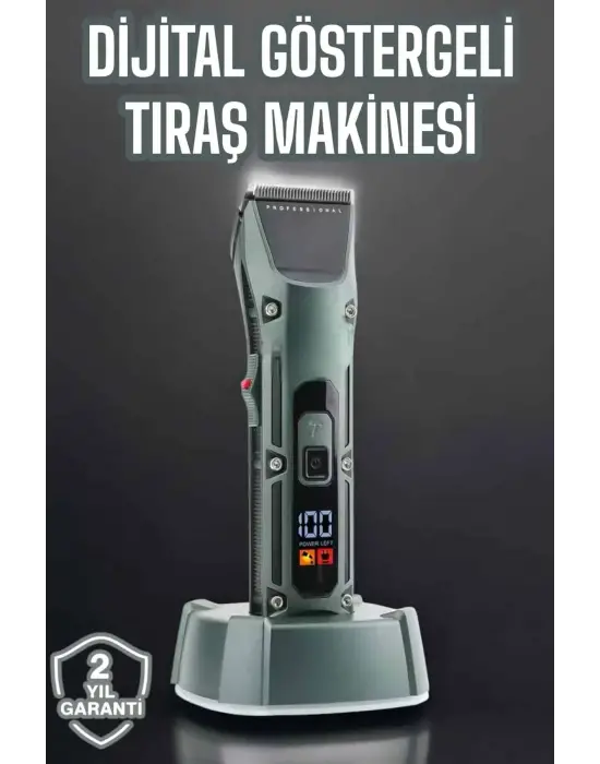 Tıraş Makinesi Uzun Pil Ömrü Şarjlı Günlük Tıraş Makinesi