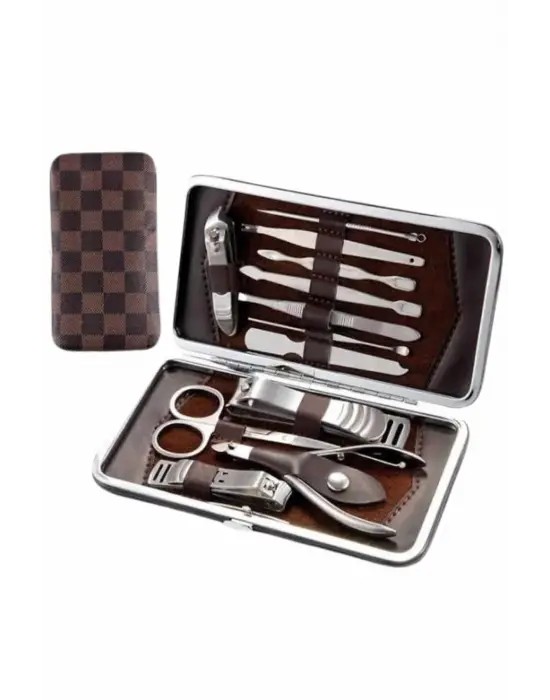 Tırnak Bakımı Tırnak Makası Profesyonel 12 Parça El Ayak Manikür Pedikür Seti