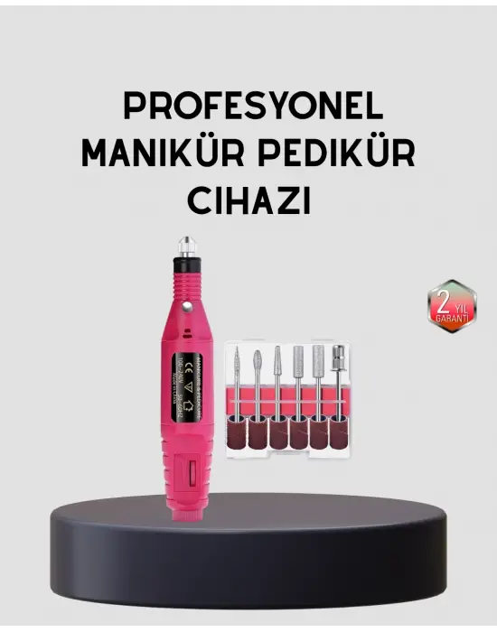 Tırnak Matkap Makinesi – Profesyonel Manikür Pedikür Cihazı, Ayarlanabilir Hız Ve Sessiz Çalışma
