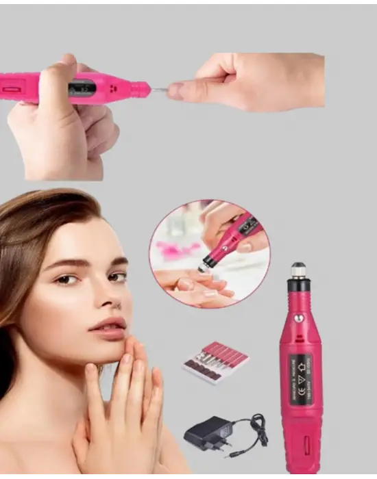 Tırnak Matkap Makinesi – Profesyonel Manikür Pedikür Cihazı, Ayarlanabilir Hız Ve Sessiz Çalışma