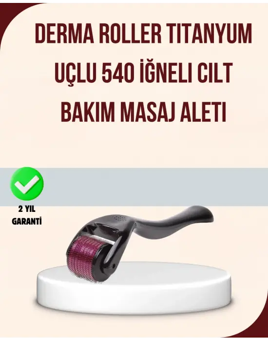 Titanyum Mikro İğneli Dermaroller 1 Mm Kırışıklık Ve Leke Karşıtı