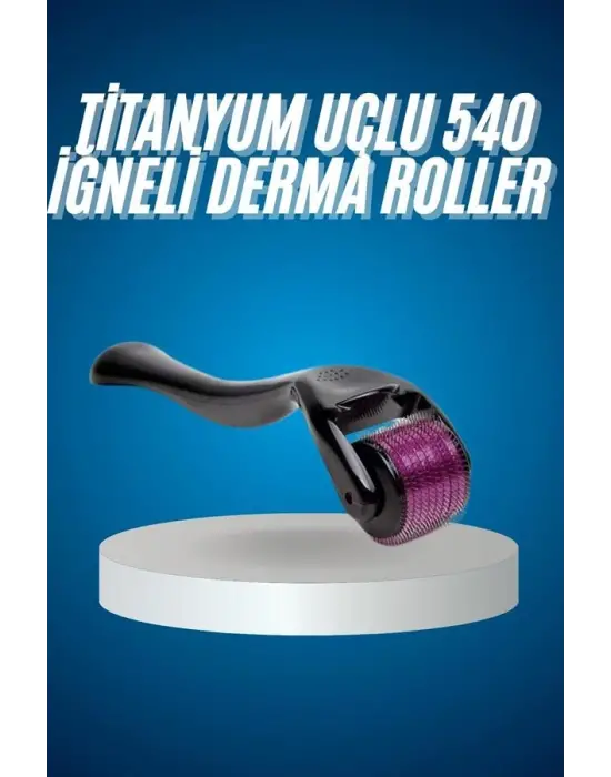 Titanyum Uçlu Derma Roller 540 İğneli 1 Mm Gözenek Azaltıcı Akne İzlerine Uygun