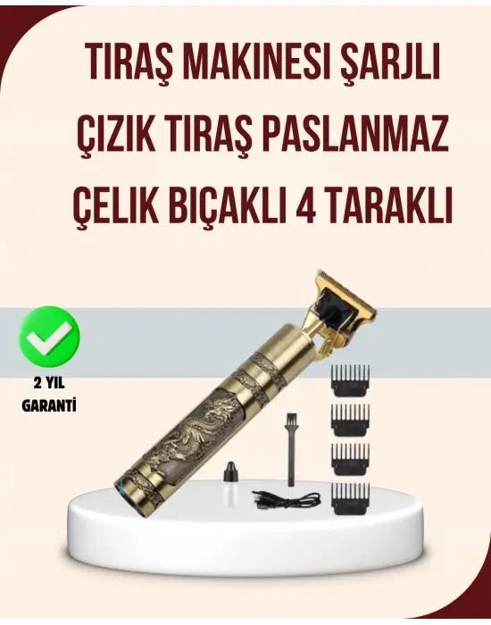 Titreşim Motorlu Erkek Saç Ve Sakal Düzeltici