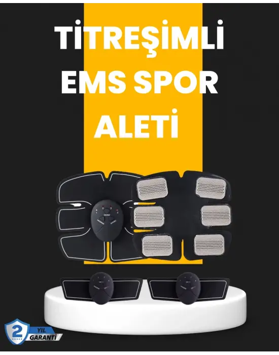 Titreşimli Ems Spor Ve Fitness Cihazı Karın Kası Kol Bacak 2025 Model