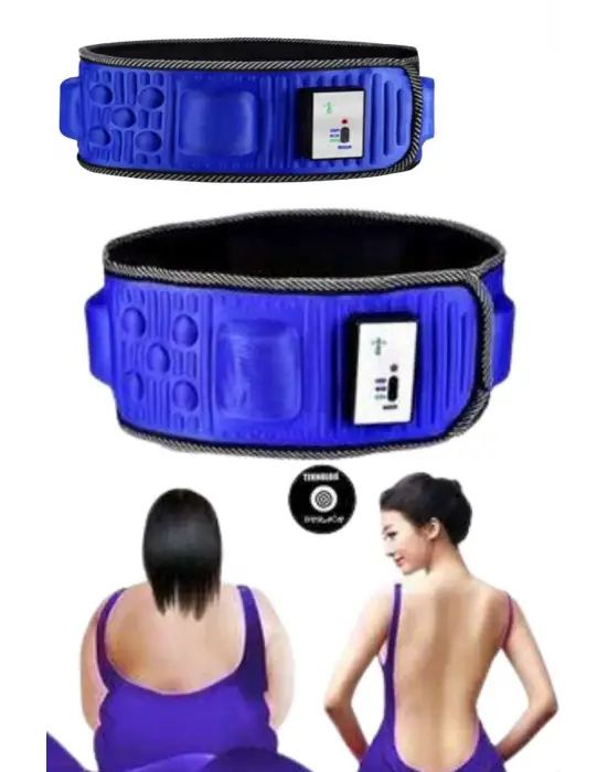 Titreşimli Kas Gevşetici Masaj Kemeri Zayıflama Aleti Bel Bölge Sırt Masaj Aleti