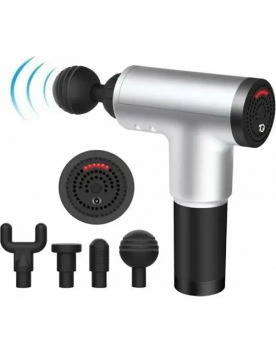 Omarı Titreşimli Masaj Aleti 4 Başlıklı Şarjlı Göbek Eritme Cihazı