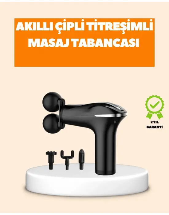Titreşimli Masaj Aleti Şarjlı Masaj Tabancası Spor Sonrası Kas Gevşetici