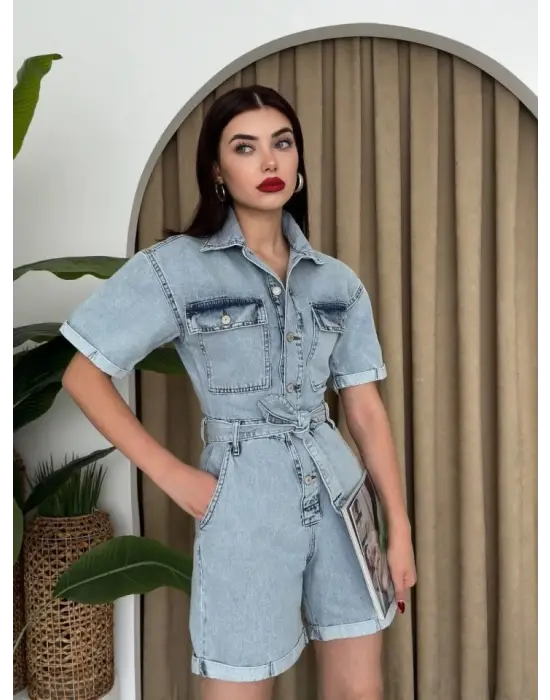 Omarı Rahat Kesim Kot Tulum