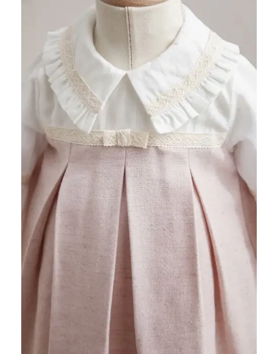 Tongs Baby Bebek Elbise 3919 Pudra