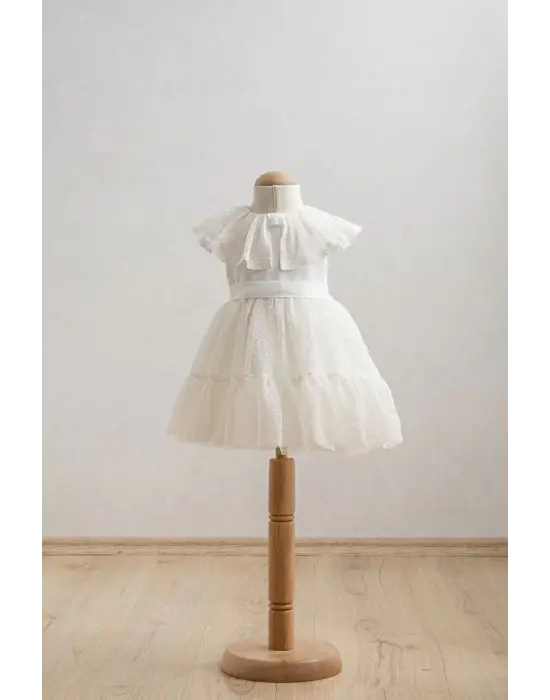 Tongs Baby Bebek Elbise 3941 Ekru