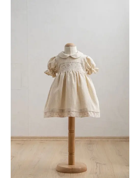 Tongs Baby Bebek Elbise 3943 Bej