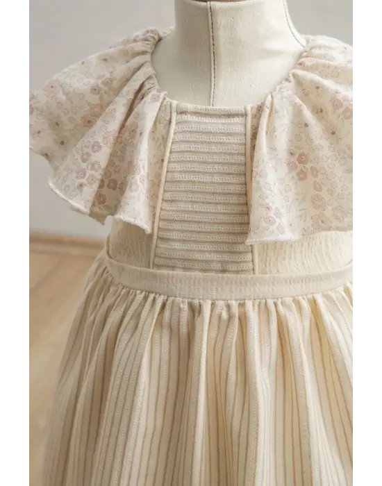 Tongs Baby Bebek Elbise 3944 Bej