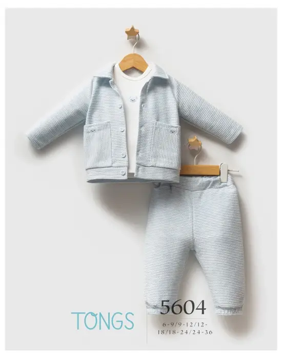 Tongs Baby Classic Bear 3lü Takım 5604 Mavi