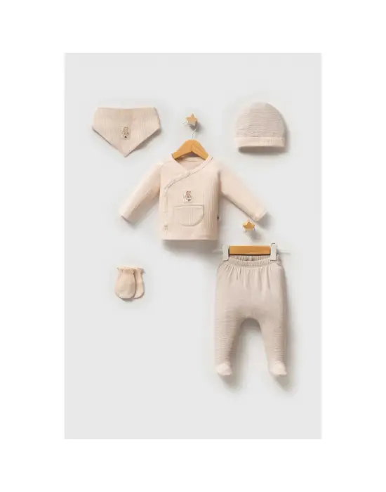 Tongs Baby Daily Elegance Zıbın Takımı 5652 Gri