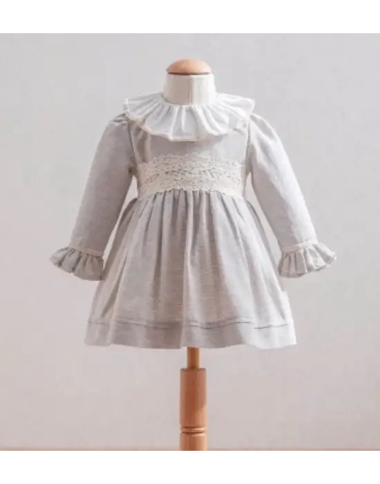 Tongs Baby Elbise 3878 Gri