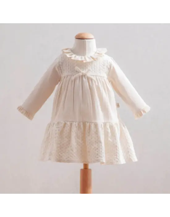 Tongs Baby Elbise 3885 Ekru