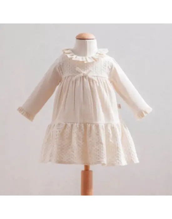 Tongs Baby Elbise 3885 Ekru