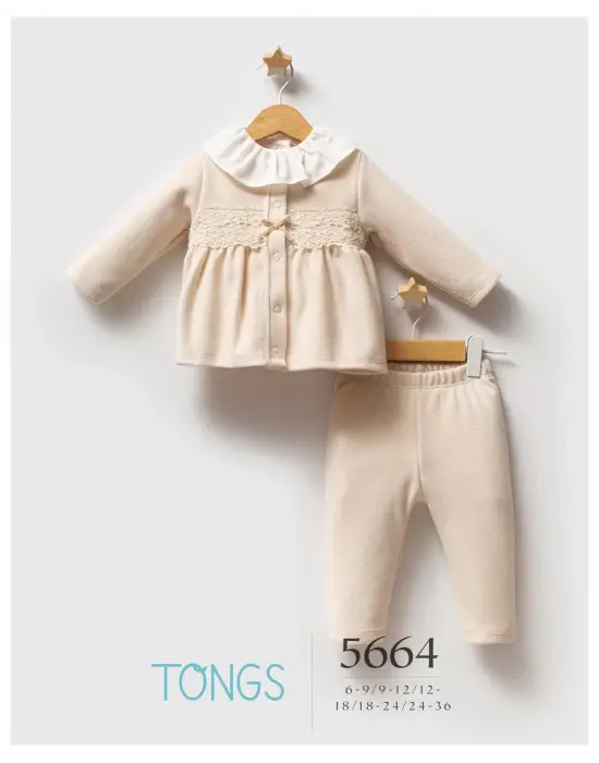 Tongs Baby Lace Dream 3lü Takım 5664 Ekru