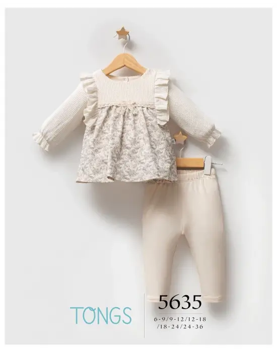 Tongs Baby Little Honey 2li Takım 5635 Ekru