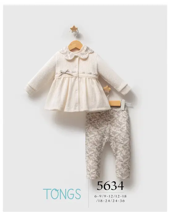 Tongs Baby Little Honey 3lü Takım 5634 Ekru