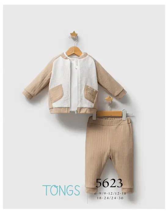 Tongs Baby Streamlined 3lü Takım 5623 Bej