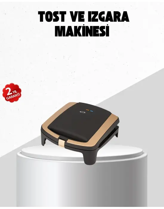 Tost Makinesi Ev Tipi Pratik Kullanım 4 Tost Kapasiteli