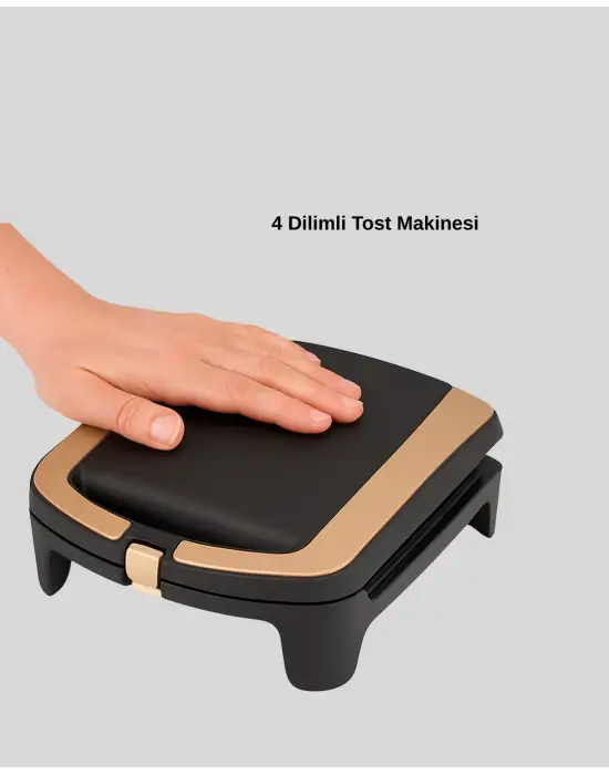 Tost Makinesi Hızlı Pişirme Teknolojisi 1500 Watt
