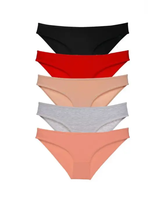 Trend Likralı Kadın Slip Külot Seti